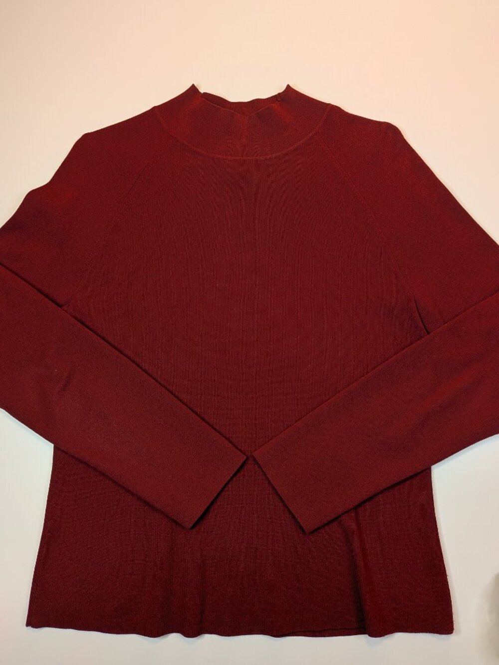 Talbots Women’s Medium Burgundy Mock Neck Sweater